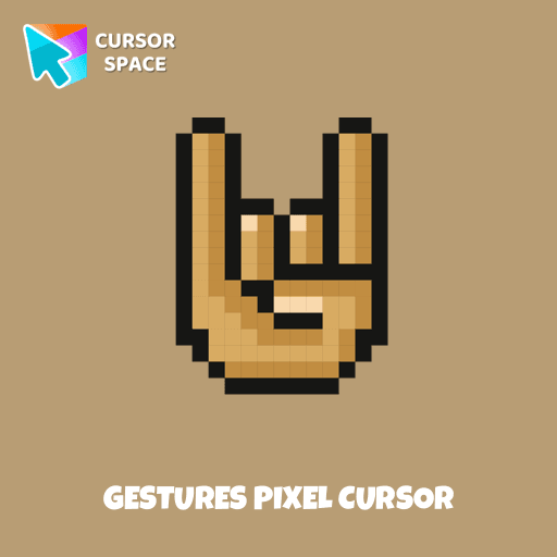 Gestures Pixel cursor arrow cursor